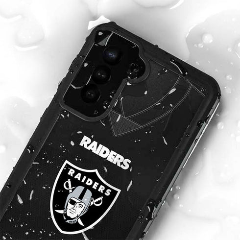 NFL Las Vegas Raiders Team Jersey Galaxy S24 Plus Waterproof Case